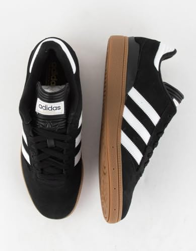 Image of adidas Busenitz Pro Mens Shoes, Black /Running White /Metallic Gold, 10