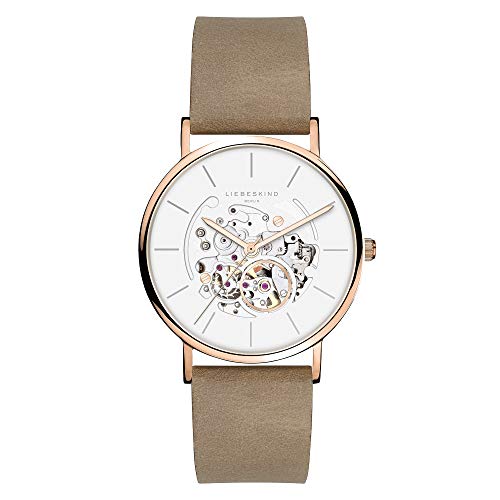 Preisvergleich Produktbild Liebeskind Berlin DamenArmbanduhr Skeleton Automatik Leder LT-0172-LA