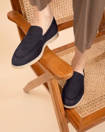 Image of Thomas Crick Men's Casual Summer Loafers - Premium Leather | Anti-Skid Sole | All-Day Comfort