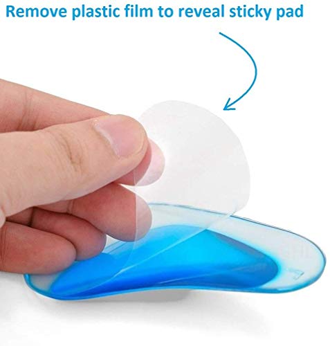 Pedimend™ Orthotic Insoles for Collapsed Arches | Orthopedic Insoles for Flat Foot Over Pronation | Silicone Plantar Fasciitis Gel Inserts Support | for Men & Women (5 PAIRS) - 2