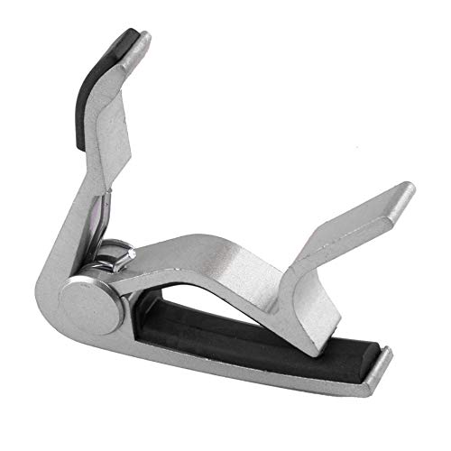 Portable Quick Change Guitar Jaw Capo Clamp for Electric and Acoustic Tuba Guitar Trigger Release Capo Guitar for Tone Adjusting