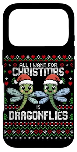 All I Want Is Dragonflies Christmas �A�O���[�N���X�}�X�Z�[�^�[ �X�}�z�P�[�X iPhone 17 Pro �p