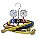Mastercool 96772 Aluminum Manifold Set w/hose hldr, hook & 3-72"
