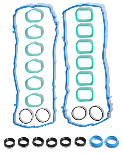 3.6L Pentastar Engine Leak Repair Master Kit - VS50805R Valve Cover Gaskets &amp; MS97204 Full Intake Manifold Gaskets (Upper &amp; Lower) - Fits 2011-2024 RAM 1500 Classic, ProMaster, Jeep, Dodge