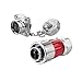 1Pcs DH20 Waterproof Quick Connect Industrial Connector Full Metal Electrical Soldering Terminal Connector for Solar Panel(3 Pin Plug Socket)