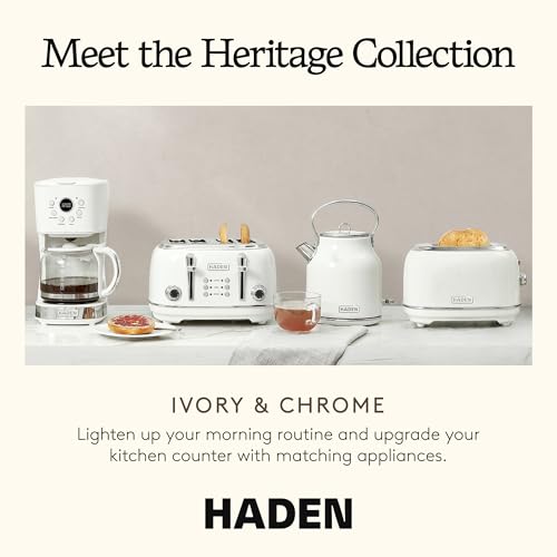 Haden Heritage 1.7 Liter Stainless Steel Electric Kettle, Hot Water Kettle - Image 5