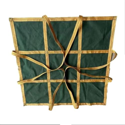 Heavy Duty Cargo Lifting Pad Net - Durable Nylon Hoisting Net with Reinforced Handles for Industrial and Home Use(100x100cm)