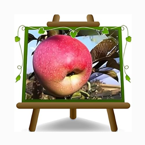 EURO PLANTS VIVAI Pommier Florina cm plante fruitière en pot 26 cm hauteur maximale 180 cm - Âge 4 ans