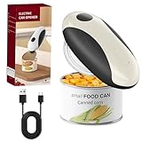 Pawfly Elektrischer Dosenöffner mit Akku und magnetischem Deckelhalter, One-Touch automatischer kabelloser Öffner für arthritische Hände, freihändige Bedienung, glatte Kanten