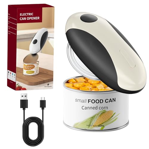 Pawfly Rechargeable Electric Can Opener with Magnetic Lid Holder, One Touch Automatic Cordless Tin Opener for Arthritic & Arthritis Hands, Hands Free Operation, Electric Tin Opener for Smooth Edges