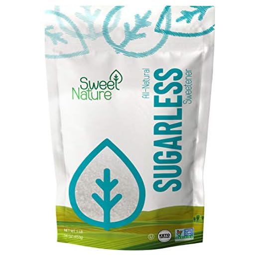 Sweet Nature Sugar less Erythritol and Stevia Blend Sweetener, 16 Oz