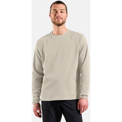 Camiseta de senderismo manga larga para hombre Odlo Midlayer Cubic ropa de montaña comoda 2