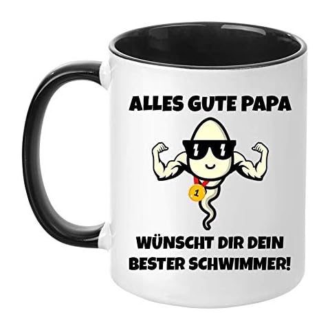 TASSENTICKER - Alles Gute Papa. Wünscht dir Dein Bester Schwimmer - Geschenk - Vatertag Cover
