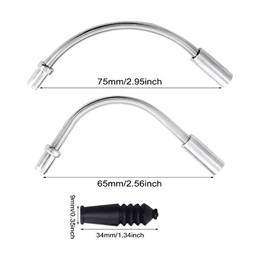 Honbay 12Pcs V Bike Brake Noodle Cable Guide Pipe Bicycle Cycling Brake Pipe With Rubber Boots For Road Mountain Bikes (6Pcs 90° Noodles For Front Wheels, 6Pcs 110° Noodles For Rear Wheels) #TOP3