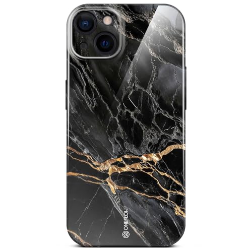 Étui iPhone 15 marbre noir chic pour sublimer vos tenues et soirées