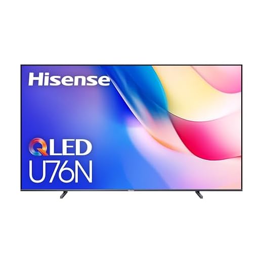 Hisense 100-Inch Class U7 Series ULED 4K UHD Google Smart TV (100U76N, 2024 Model) - QLED, Native 144Hz, Dolby Vision, Full Array Local Dimming, Game Mode Pro, Alexa Compatibility