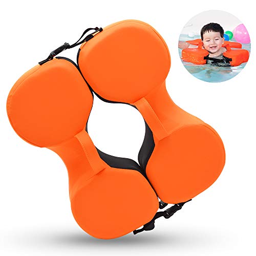 KLOLKUTTA Baby Swimming Floats, Non-Inflatable Children Waist Float Ring Swim Arm Bands Trainer Pool Toys Accessories for Infants