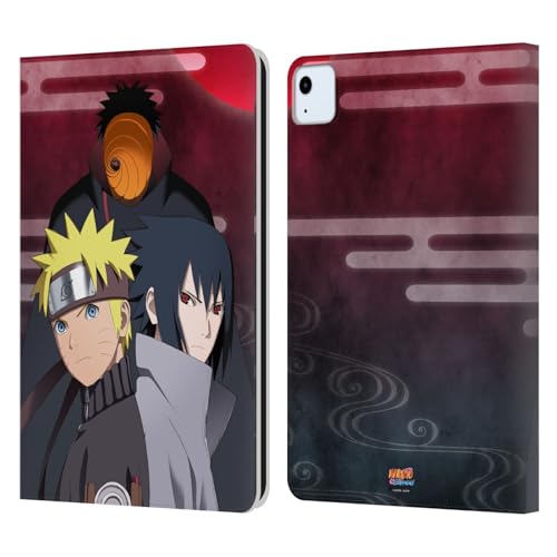 Étui Naruto pour iPad Air 11 idée cadeau manga cuir Sasuke pour fans de l'animé