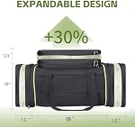 Pet Carrier - Airline Approved Cat and Dog, Carrier with Locking Safety Zippers and Anti-Scratch,Expandable(11.8" L×(18+2.77)" W×(9+3.9)" H), Comfortable, Durable Dog Travel Bag (Black)