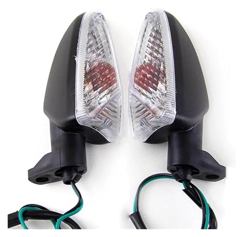 Gli indicatori di direzione per moto hanno uno stile unico, un elemento decorativo aggiuntivo per migliorare il tuo stile di guida. Colore classico e design semplice, decorano la tua auto con un tocco di lusso e fascino.