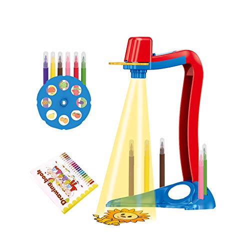 Projecteur de dessin pour enfants, apprentissage du dessin, Smart Drawing Projector Painting Kit, projecteur Board de jeu de dessin, Early Education Toys Craft Cadeau pour enfants (B) Cover