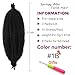 ZRQ Black Springy Afro Twist Hair For Butterfly Locs 12 Inch Pre-Separated Marley Twist Crochet Braiding Hair 3 Packs Synthetic Natural Kinky Twist Hair Extension For Black Women 8 Strands/Pack (1B#)