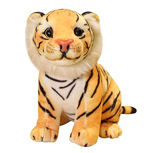 9/11.8/13.8/15.7 pulgadas Tigre Animales de peluche Lindo Realista Peluche Tigre Juguete Realista Tigre Muñecos de peluche Juguete Abrazar Almohada Cover