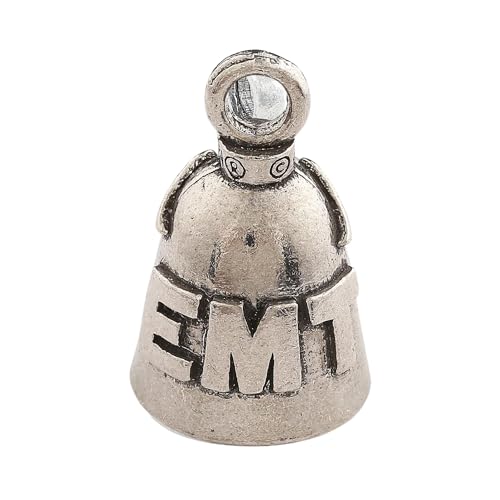 Image of Guardian Bell Good Luck Bell w /Keyring & Black Velvet Bag | Motorcycle Bell | Lead-Free Pewter | Made in USA