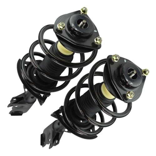 XIOUMAAN 2pcs Suspension Complete Shock Absorber Strut and Spring Set Assembly Front Left Right Loaded Mount for Jeep for Compass 2.0L/2.4L 2011-2015 SCA57309