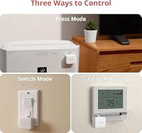 SwitchBot Smart Bluetooth Switch Toggle - Machen Sie Schalter intelligent, App- und Timer-Steuerung, fügen Sie SwitchBot Hub Mini hinzu, um es mit Alexa, Google Home und IFTTT Kompatibel zu Machen – Ansicht 8