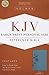 KJV Large Print Personal Size Reference Bible, Teal LeatherTouch