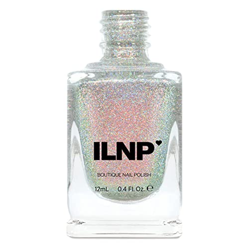 Image of ILNP Fired Up - Fiery Orange to Green Color Kissed Ultra Holo Nail Polish