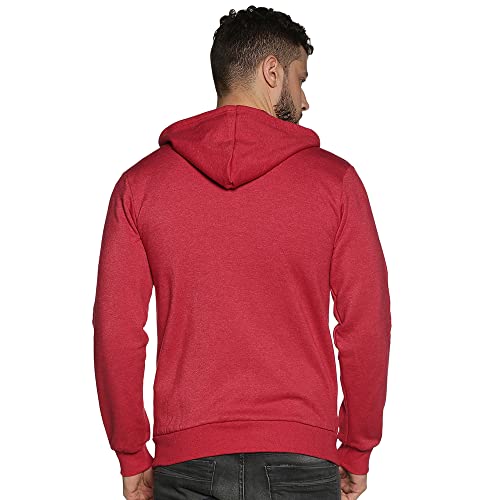 Image of CAHOOT Cotton Plain Sweatshirts for Men(AZW119 ZH M PLN MA AZ L) Maroon