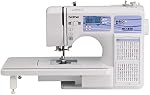 Brother HC1850 Computerized Sewing and Quilting Machine with 130 Built-in Stitches, 9 Presser Feet, Sewing Font, Wide Table, and Instructional DVD