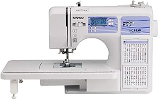 Brother HC1850 Sewing and Quilting Machine, 185 Built-in Stitches, LCD Display, 8 Included