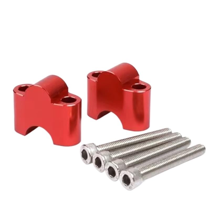 Support serrage guidon moto rehausseur en aluminium usiné pour amortir les vibrations SRT 800