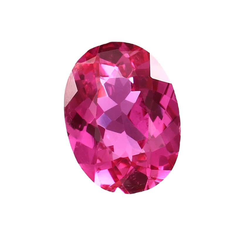 Saphir rose naturel ovale 16x12mm pour création de bijoux