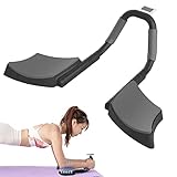 Multifunction Timing Plank Trainer, Plank Board Core Trainer With Timer Plank Exercise Equipment Abdominal Core Exerciser Abs Training For Home Gym Auxiliary Fitness Workout Equipment (Black)