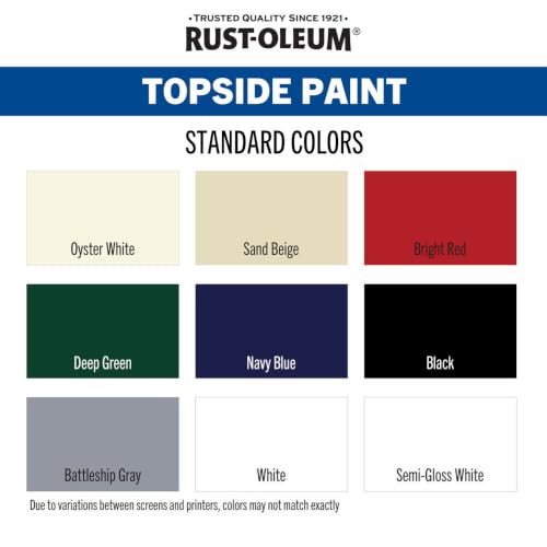 Rust-Oleum Marine Topside Semi-Gloss Bright Red Boat Paint | Durable Marine Finish, Fiberglass, Wood & Metal Surfaces, UV & Weather Resistance, Above Waterline Use, Quart - image 9