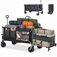 Citybay – Citybay Bollerwagen Faltbar 300L+120L mit Verstellbarer Heck