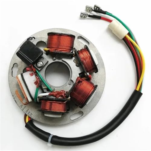 Bobina de placa de estator generador de 6 polos compatible con PX125 PX150 PX200 V200 217983