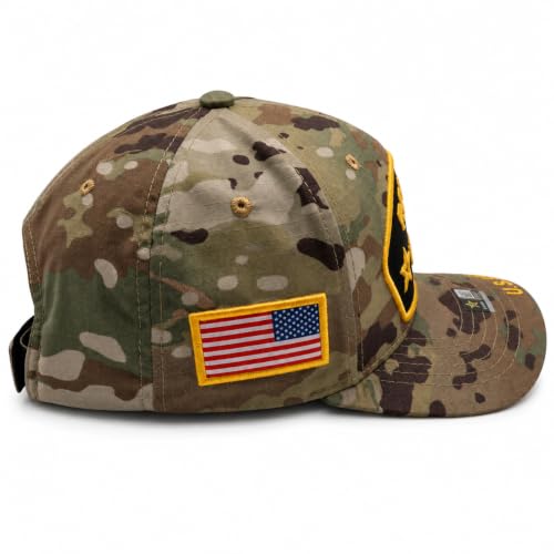Image of US Army Veteran Hat for Men - Officially Licensed Military Baseball Cap, Gift for Veterans