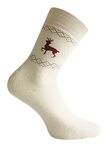 Star Socks Germany 6 pares de calcetines térmicos de algodón grueso, para mujer, con diseño de colores variados, medias de rizo para mujer multicolor Talla35-38
