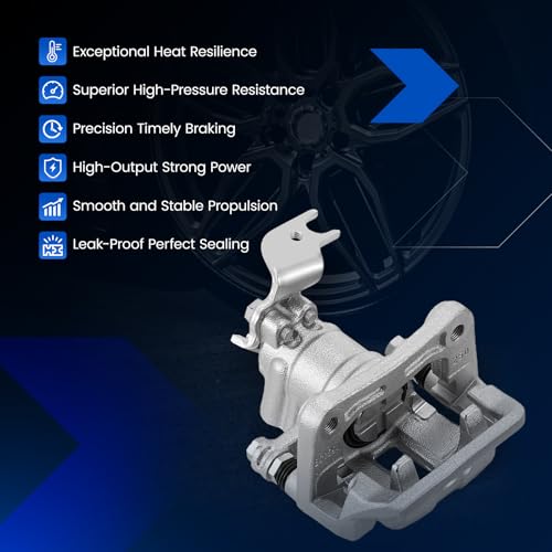 Image of Rear Brake Caliper Assembly for Acura TSX 2010-2014 2.4L 3.5L