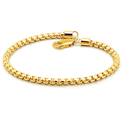Pulsera de Plata 925 Dankadi Unisex 3MM 6.7 pulgadas miniatura 1