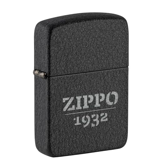 Zippo Design 1941 Replica Black Crackle® Pocket Lighter