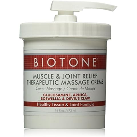 Biotone Biotone Muscle and Joint Relief Therapeutic Products Massage Creme, 16 Ounce Cover