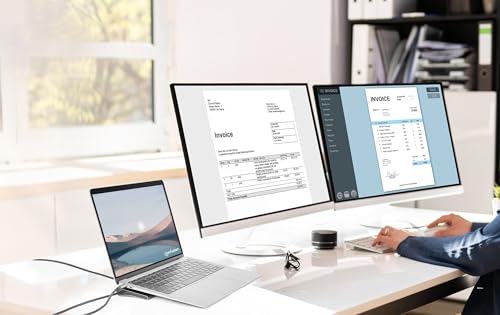 Image of Manhattan USB C Docking Station 2 HDMI, 3 Monitor Station 12 in 1, Triple Display Laptop Docking Station with 5Gbps USB-A /C 3.1, USB 2.0, 100W PD, Ethernet, Audio, SD /TF Card Slot- 190305