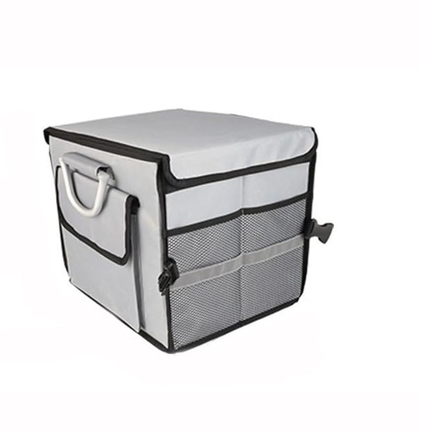 Car Trunk Organizer for Mazda CX-8 2019-2023 Car Storage Box Bag Trunk Storage Tools,B-Grey-M