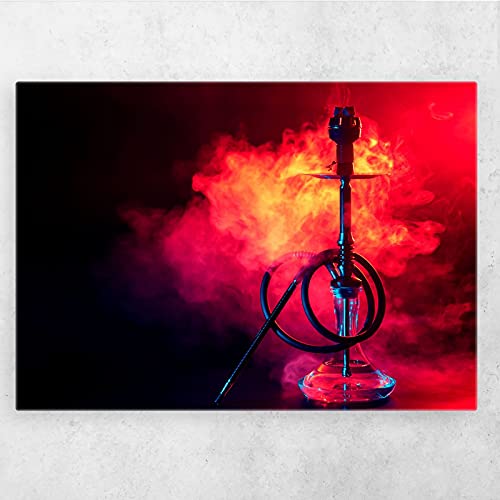 ZFLSGWZ Shisha Shisha Poster Und Drucke Leinwand Malerei Wandbilder Hintergrundmalerei Bilder Drucken Auf Leinwand…